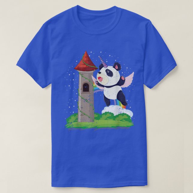 Camiseta Panda mágico Pandacorn (Diseño del anverso)