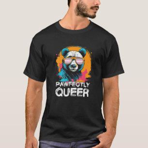 Camiseta Panda marcadamente Queer Con Gafas De Sol Demigirl