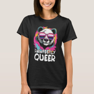 Camiseta Panda marcadamente Queer con gafas de sol Sexo Flu