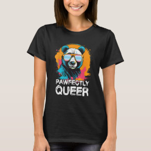Camiseta Panda marcadamente Queer con gafas de sol Transmas