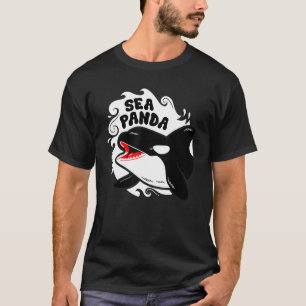 Camiseta Panda Marino Pero Reemplazar Bambú Con Focas Asesi