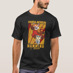Camiseta Panda Monium Hamming It Down Red Panda 1