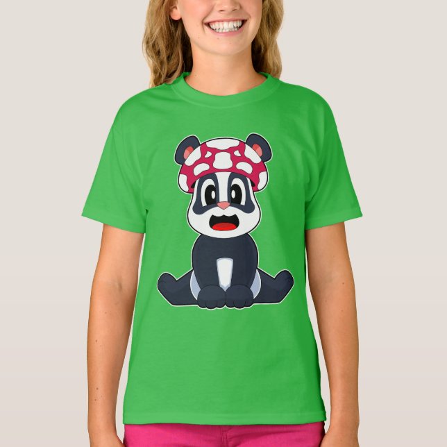 Camiseta Panda Mushroom (Anverso)