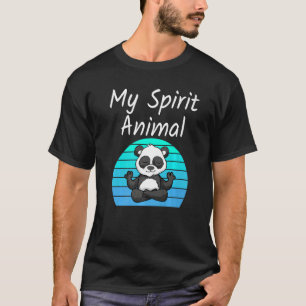 Camiseta Panda My Spirit Animal Relajante Mediación Yoga Pa