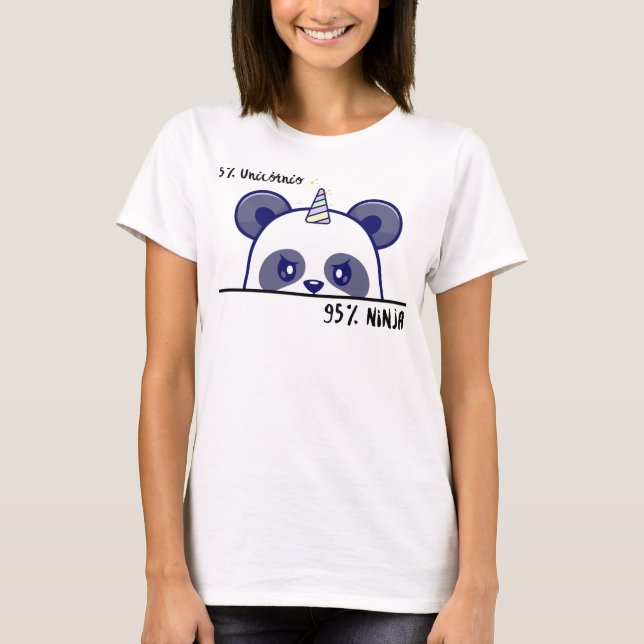 Camiseta Panda Ninja (Anverso)