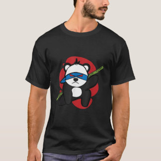 Camiseta Panda Ninja Kawaii