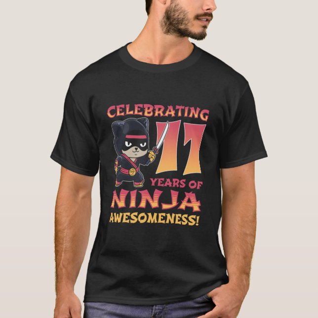 Camiseta Panda Ninja SOY 1 Once Ninja 1Nd (Anverso)