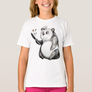 Camiseta Panda para el almuerzo