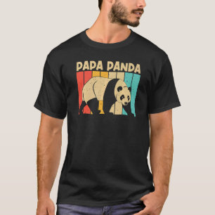 Camiseta Panda Para Hombres Boys Dad Panda Bear Animal