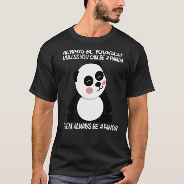 Camiseta Panda Para Hombres Mujeres Cabina De Oso Blanco Ne (Anverso)