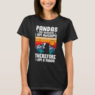 Camiseta Panda Para Hombres Mujeres Chicas Panda Bear