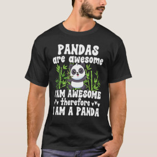 Camiseta Panda Para Hombres Mujeres Chicas Panda Bear 4