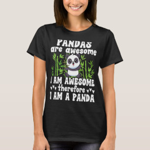 Camiseta Panda Para Hombres Mujeres Chicas Panda Bear 4