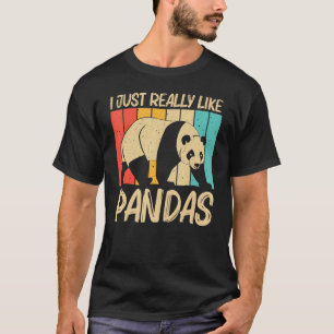 Camiseta Panda Para Hombres Mujeres Panda Bear Animal 1