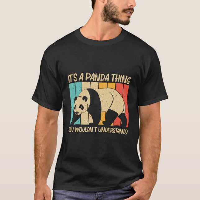 Camiseta Panda Para Panda Bear Animal (Anverso)