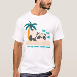 Camiseta Panda perezoso adorable
