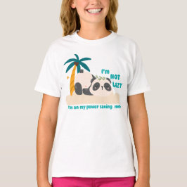 Camiseta Panda perezoso adorable