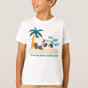 Camiseta Panda perezoso adorable