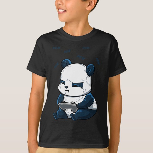 Camiseta Panda Pew Cute Hob (Anverso)