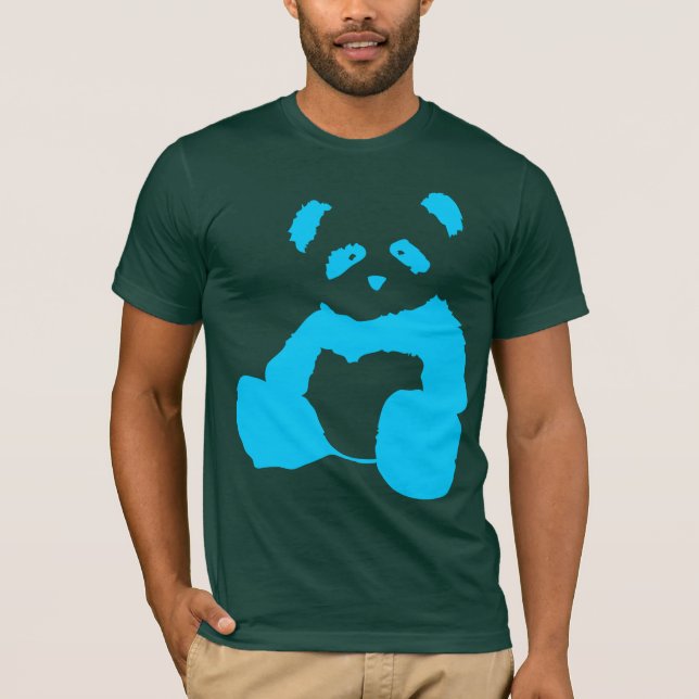 Camiseta panda plush. (Anverso)