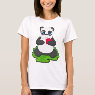 Camiseta Panda Poker Cartas de póquer Juego de cartas