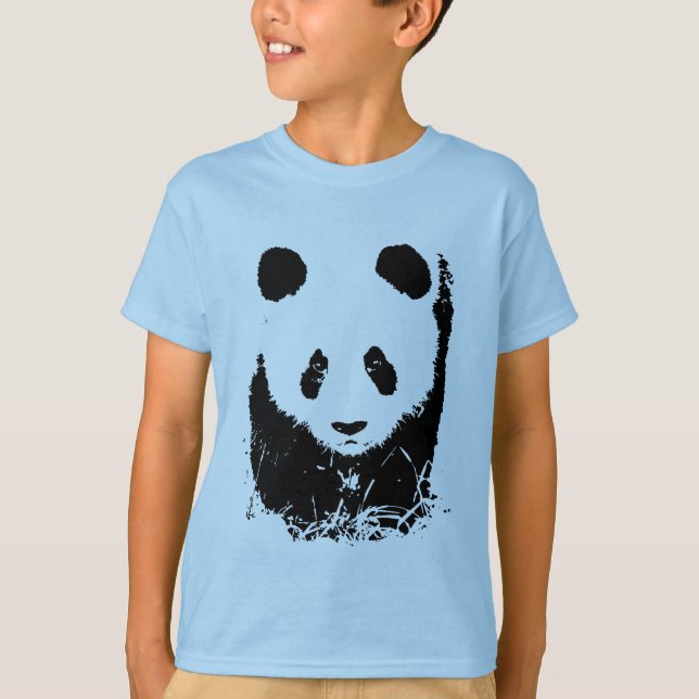 Camiseta Panda Pop Art (Anverso)