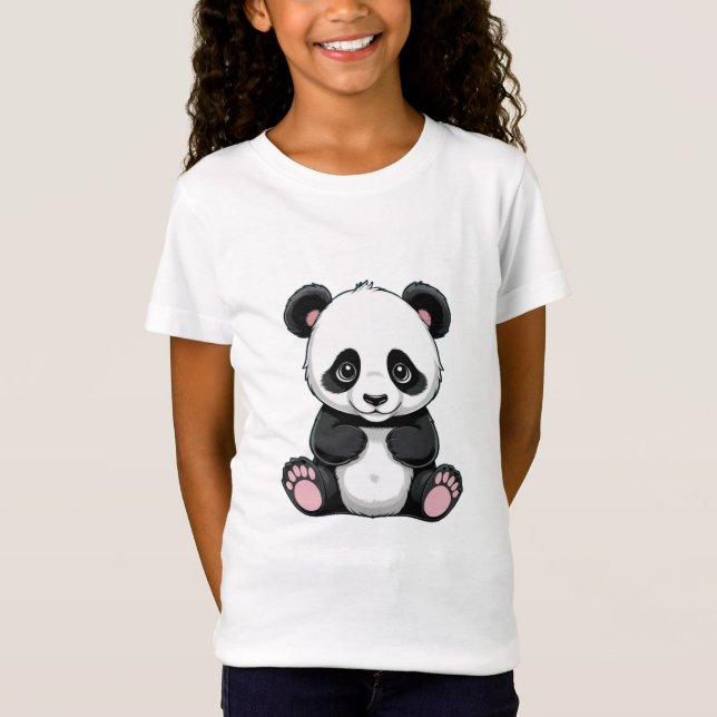 Camiseta Panda Printed T-Shirt (Anverso)
