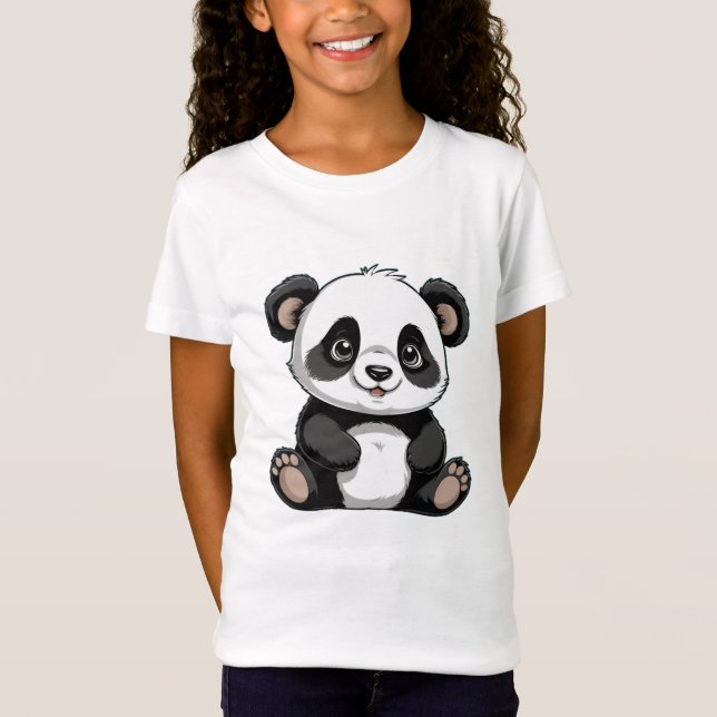 Camiseta Panda Printed T-Shirt (Anverso)