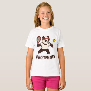 Camiseta Panda Pro Tennis Pegatina - Diseño Deportivo Cuto