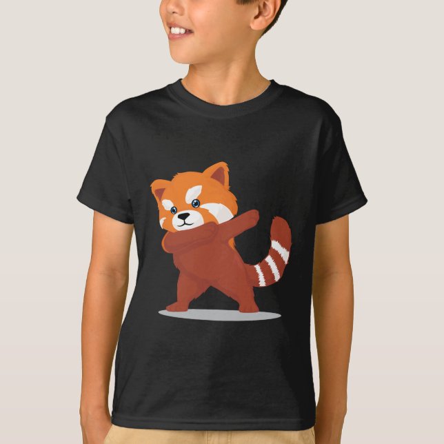Camiseta Panda que frota - Kawaii lindo que frota el regalo (Anverso)