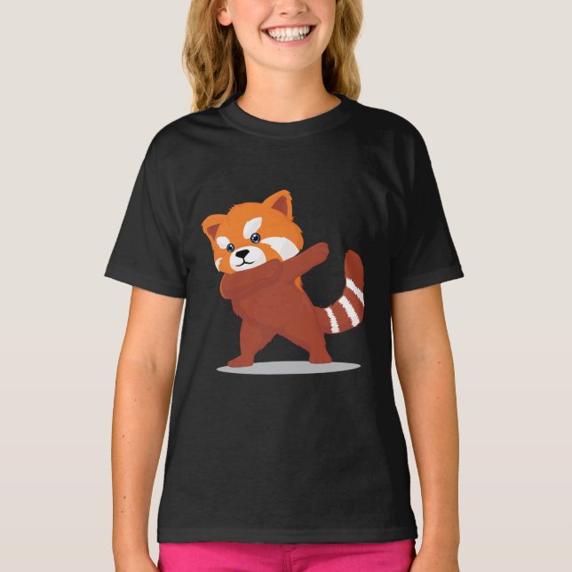 Camiseta Panda que frota - Kawaii lindo que frota el regalo (Anverso)