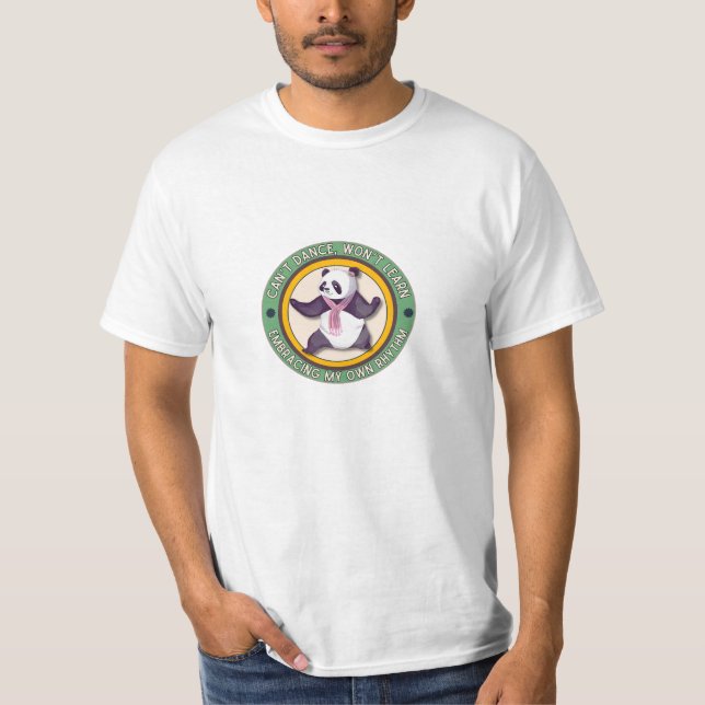 Camiseta panda que hace lo que quiere (Anverso)