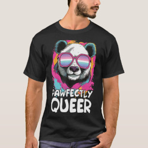 Camiseta Panda Queer Con Gafas De Sol Genderfrith