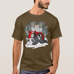 Camiseta Panda Red Panda Rabbit Hamster Pyramid Dormido