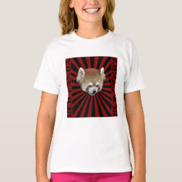 Camiseta panda roja