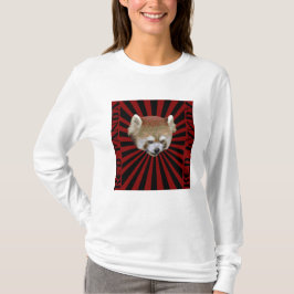 Camiseta panda roja