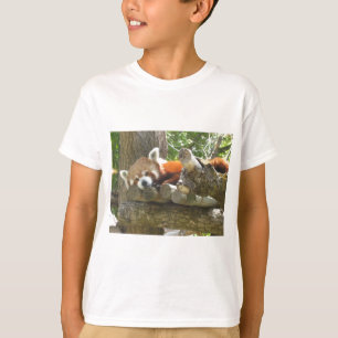 Camiseta panda roja
