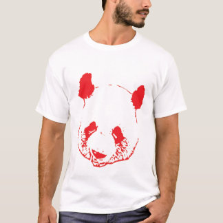 Camiseta Panda roja