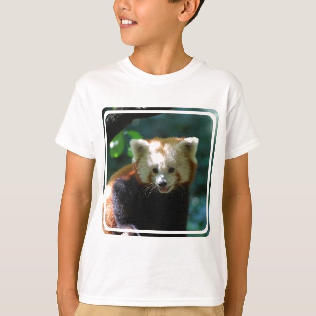 Camiseta Panda roja asombrosa (Anverso)