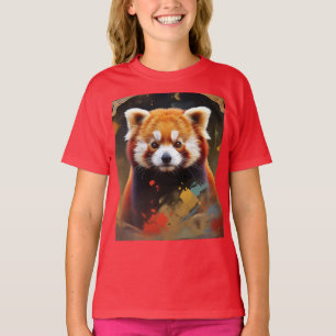 Camiseta Panda rojo