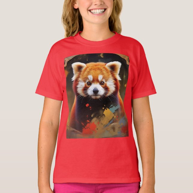 Camiseta Panda rojo (Anverso)