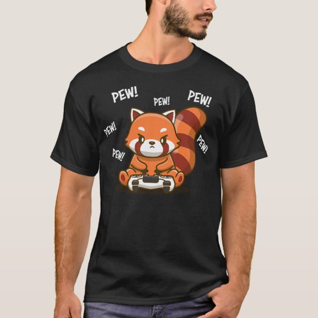Camiseta Panda rojo (Anverso)