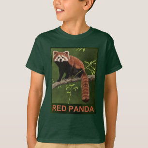 Camiseta Panda rojo