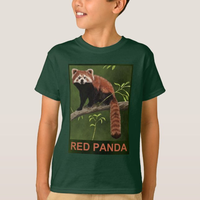 Camiseta Panda rojo (Anverso)
