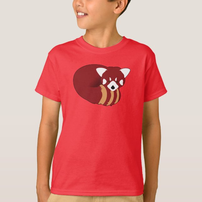 Camiseta Panda Rojo (Anverso)