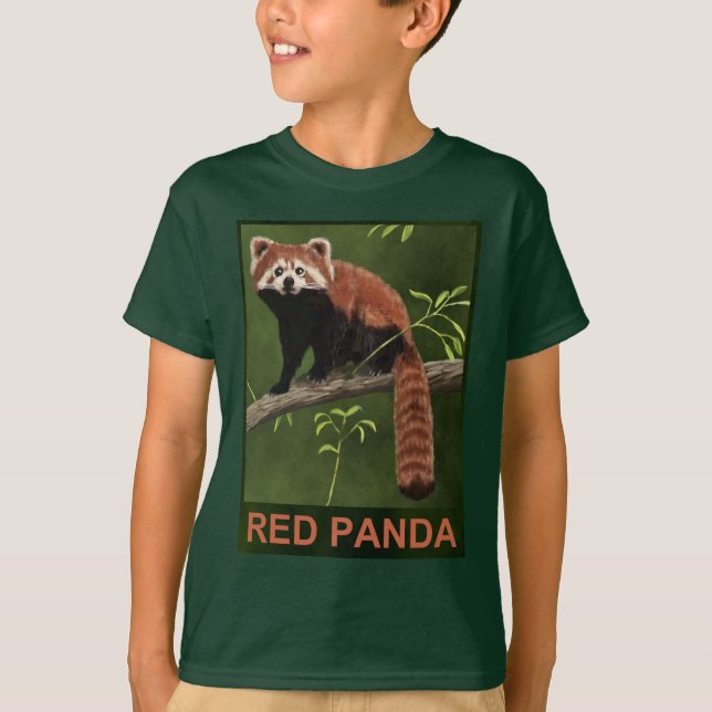 Camiseta Panda rojo (Anverso)