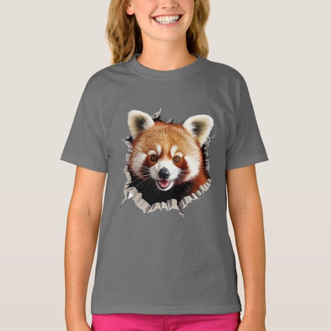 Camiseta Panda Rojo (Anverso)