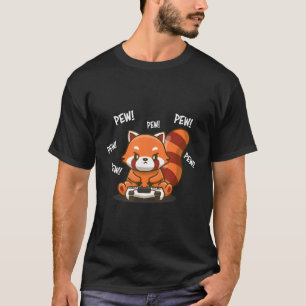 Camiseta Panda rojo