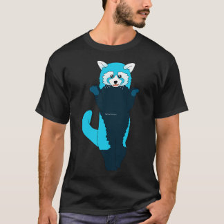 Camiseta Panda rojo azul 2