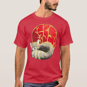 Camiseta Panda rojo cerca de Bamboo